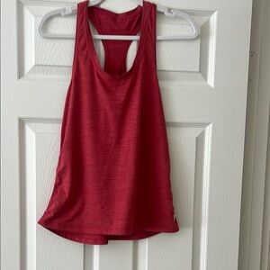 Women's Red Sleeveless Top